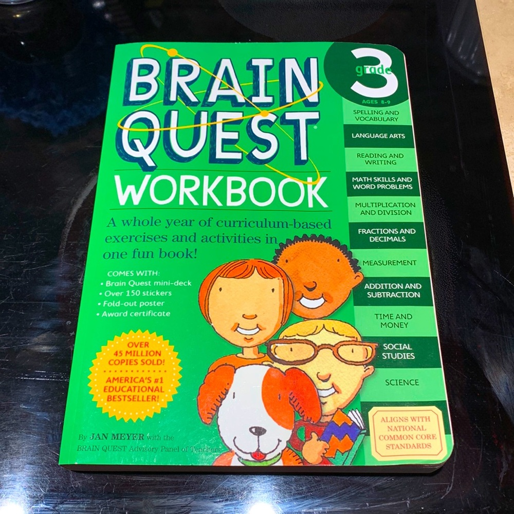 Brain Quest Workbook, Grade 3 (ages 8-9)